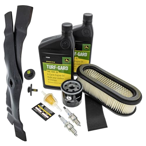 John Deere Original Equipment Model LX279 Maintenance Kit + Mulching Blades, ...