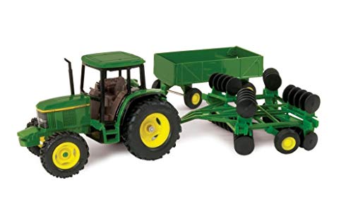 Ertl John Deere 6410 Tractor With Barge Wagon And Disk, 1:32 Scale
