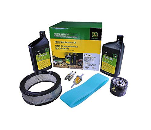 John Deere Original Equipment Model LX288 (S.N. -090,000) Maintenance Kit + Mulching Blades, 48C" Mower Deck