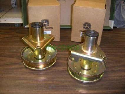 Set of 2 John Deere AM128048 Spindle Fits LT Series with 38" Deck