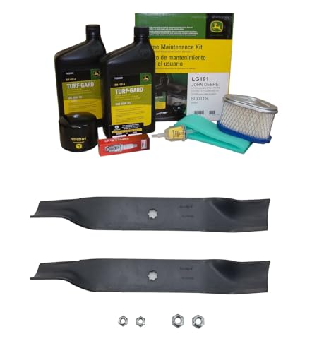 John Deere Original Equipment Model LX255 Maintenance Kit + Highlift Blades