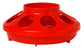 Little Giant Red 1 Quart Plastic Feeder Base - 806RED