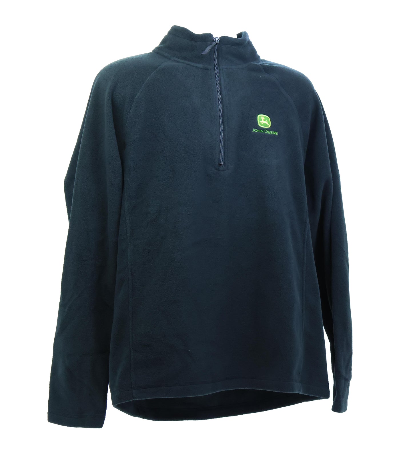 John Deere Black Mens 1/2 Zip Jacket Large - LP77853