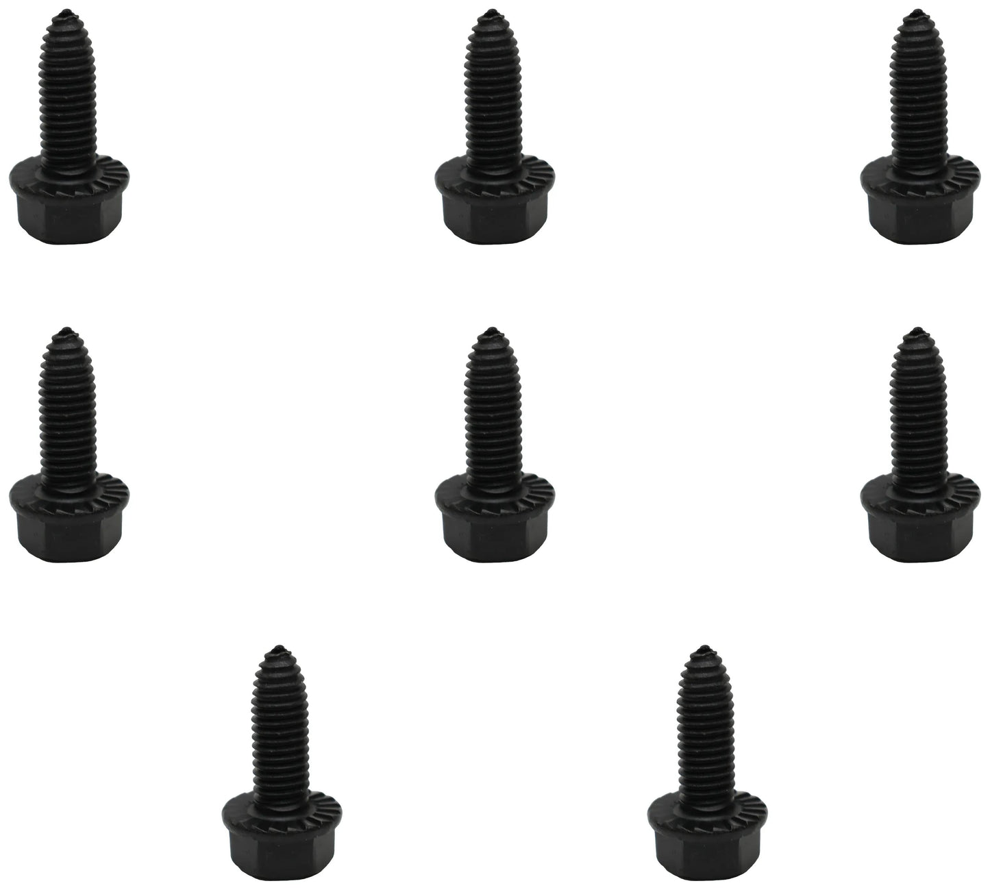 John Deere Original Equipment Hexagonal Flanged Head Self-Tapping Screw, M8 X 23.5 (8-PACK) - M159825