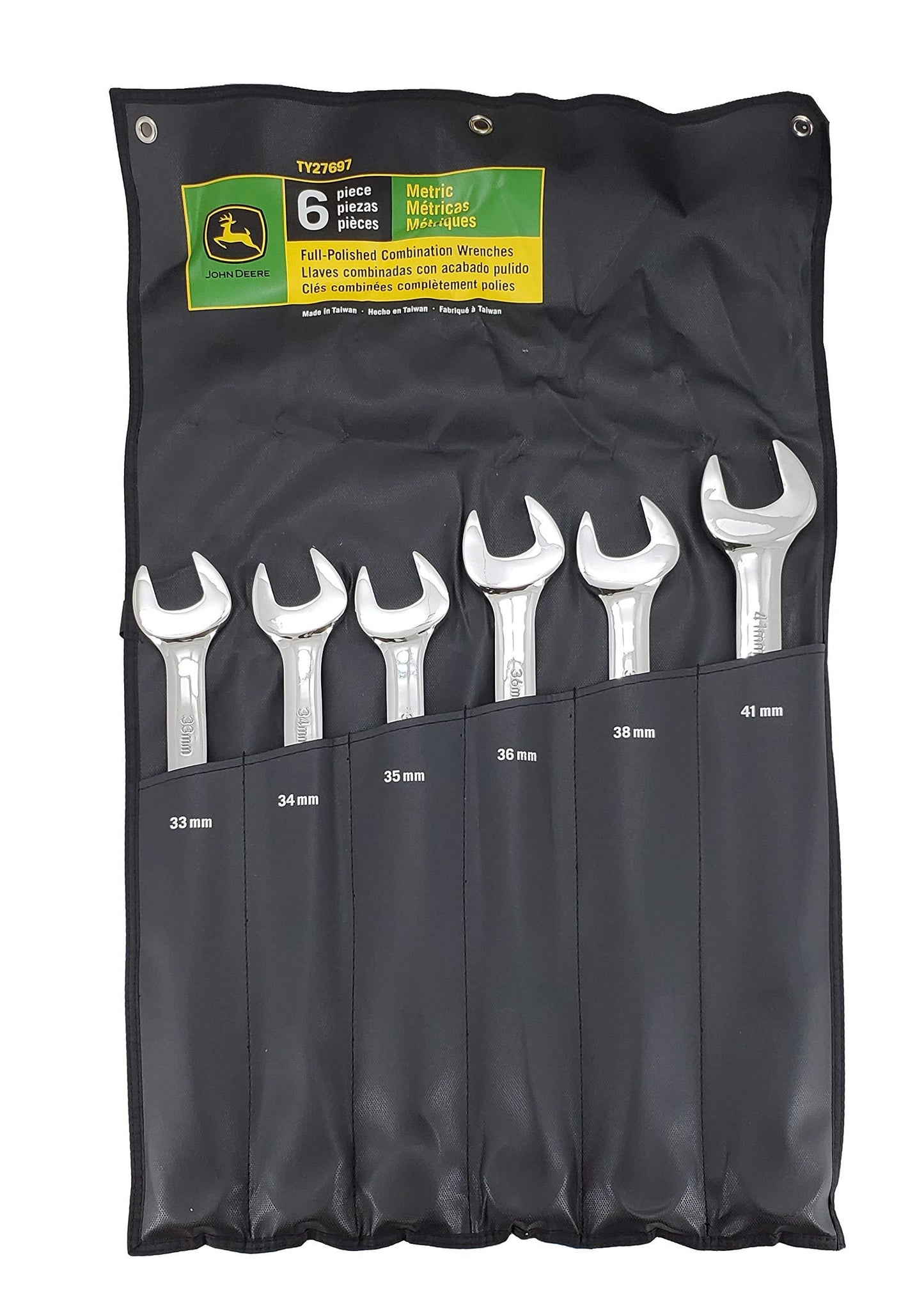 John Deere 6 Piece Metric Wench Set - TY27697