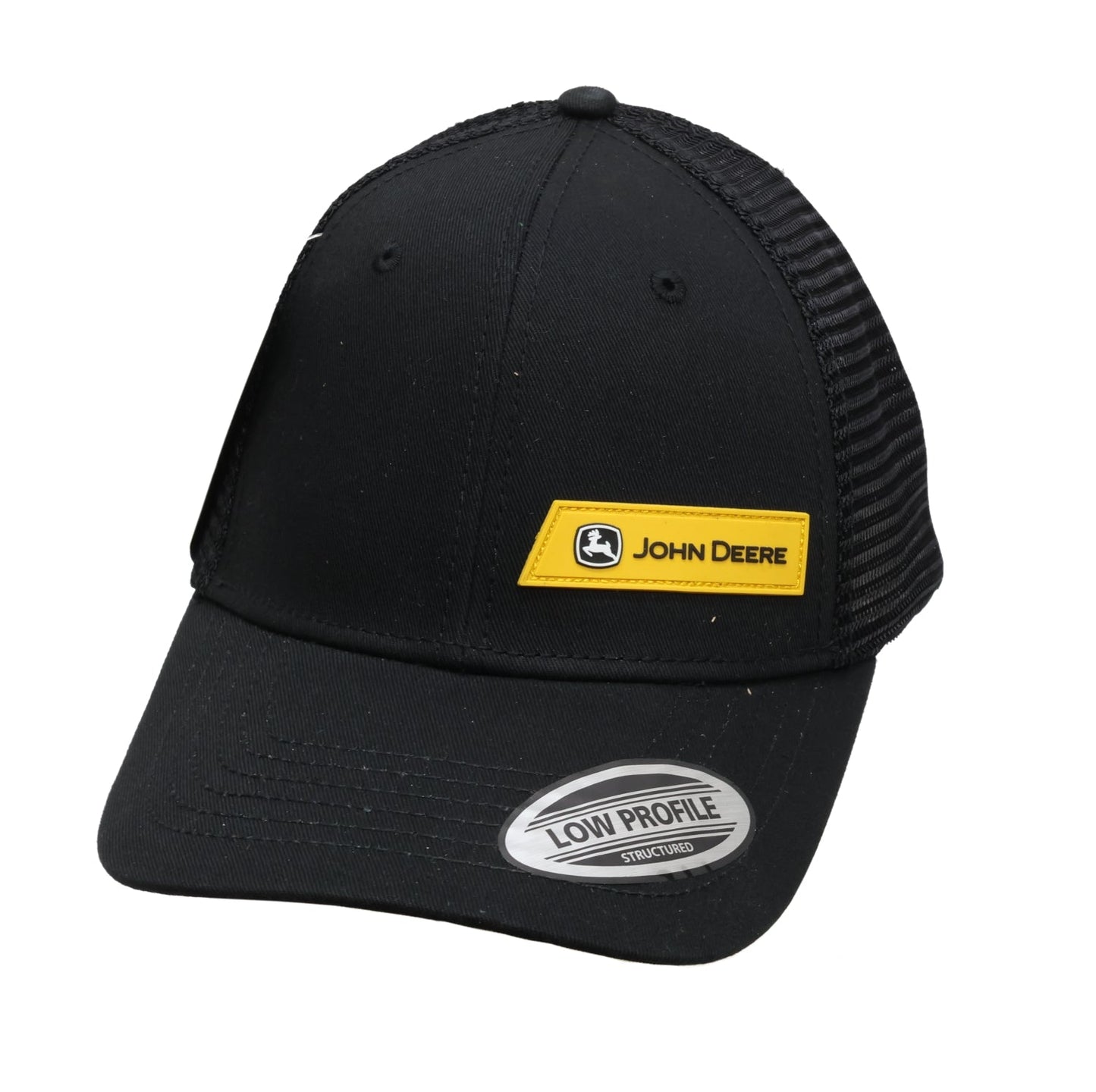 John Deere Black Twill/Mesh Hat/Cap - LP86079