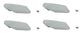 Honda Original Equipment Filter Set 4 Pack - 16707-Z37-003