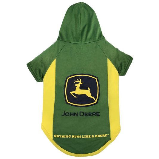 John Deere Size MEDIUM Pet Hoodie Tee Shirt - LP82839