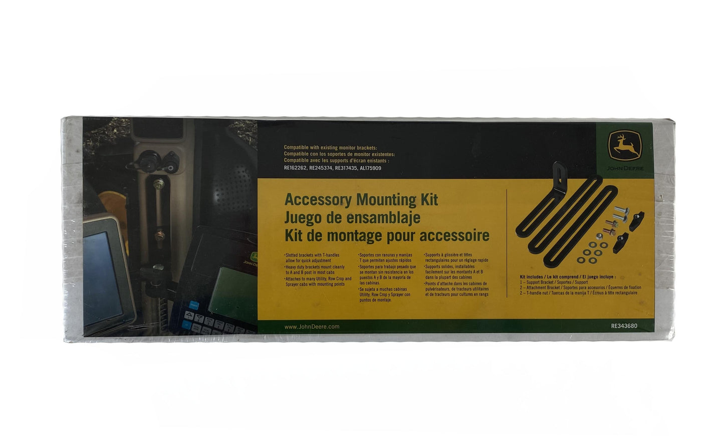 John Deere RE343680 bracket kit