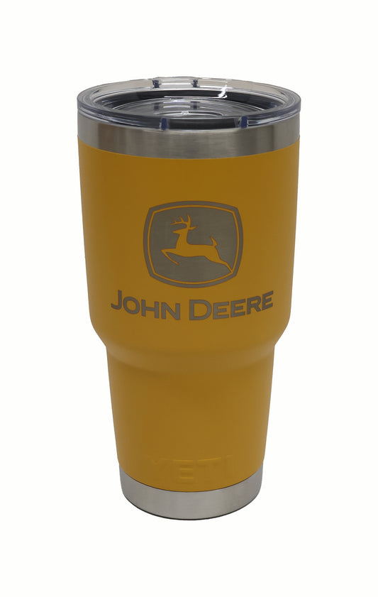 John Deere 30 oz Yeti Construction Yellow Tumbler - LP84485