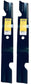 A&I XHT 18", 5/8", HL Mower Blade (Set of 2) - B1BC1205,2
