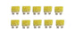 John Deere Original Equipment 20 AMP Fuse (10 PACK) - 57M7120