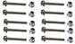 John Deere (10 PACK) Original Equipment Lock Nut/Screw Set - 19M7834A