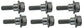 John Deere Original Equipment Screw 6 Pack - M153513