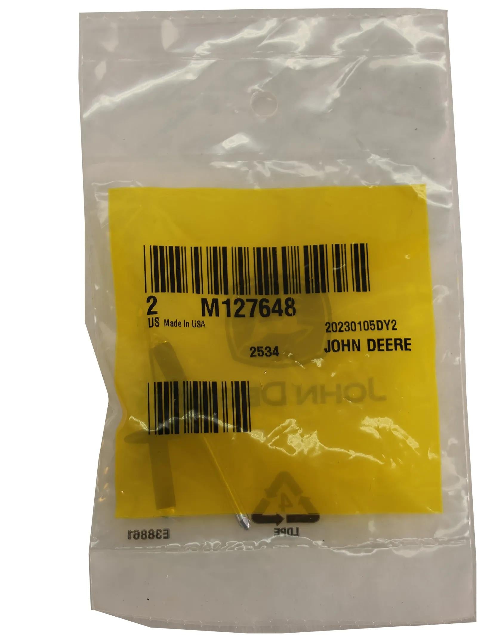 John Deere Serial Number Tag Rivet For A, B, D, G, H, M, R, 40, 50, 60