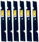 A&I XHT 21", 5/8" Notch Mower Blade (Set of 6) - B1FE1061,6