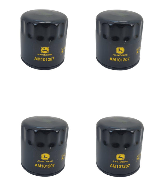 John Deere (4 PACK) Original Equipment Oil Filter - AM101207,4