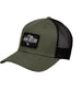 John Deere Men's Twill & Mesh Adjustable Suede Logo Hat (Olive/Black) - LP73371