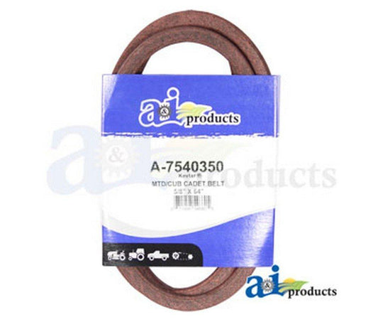 A&I - Belt, Engine (w/ 46" deep deck). PART NO: A-7540350