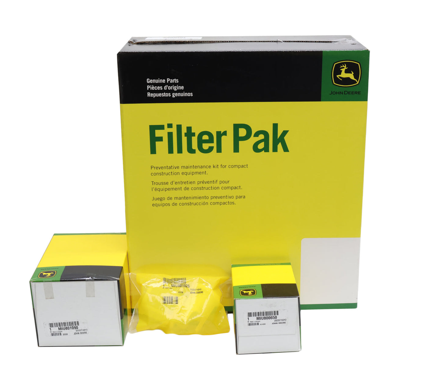 John Deere Original Equipment 312GR/314G/316GR/318G Filter Pak - AT535119