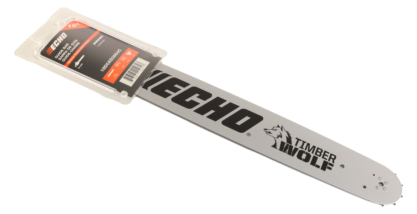 Echo Original Equipment  18"  Guide Bar - 18D0AS3864C