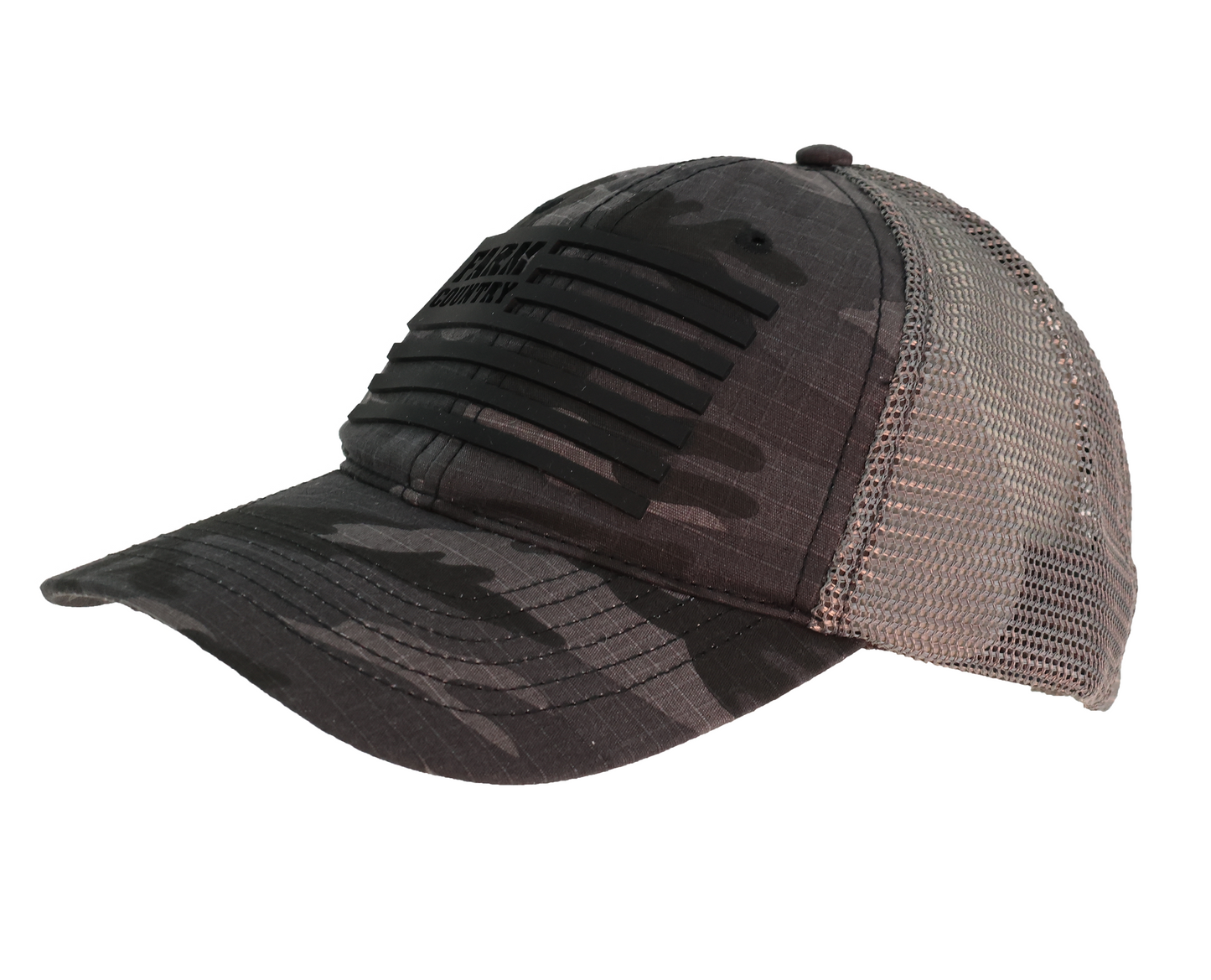 John Deere Grey Camo Mesh Black Cap - LP82704