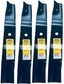 A&I XHT Non-Notched 112111-02 Mower Blade (Set of 4) - B1BC1208,4