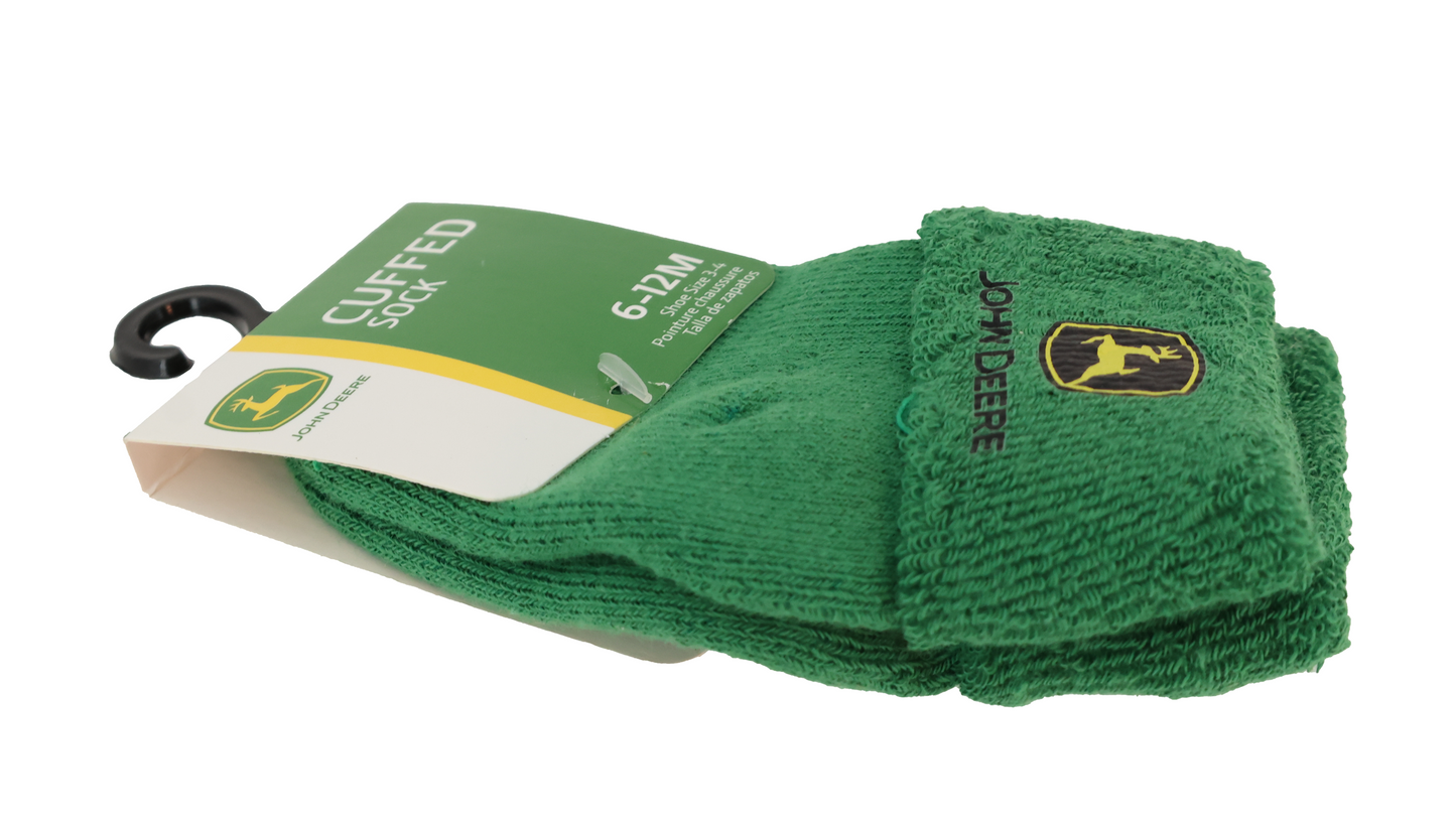 John Deere Green Infant Bootie Sock - LP64354