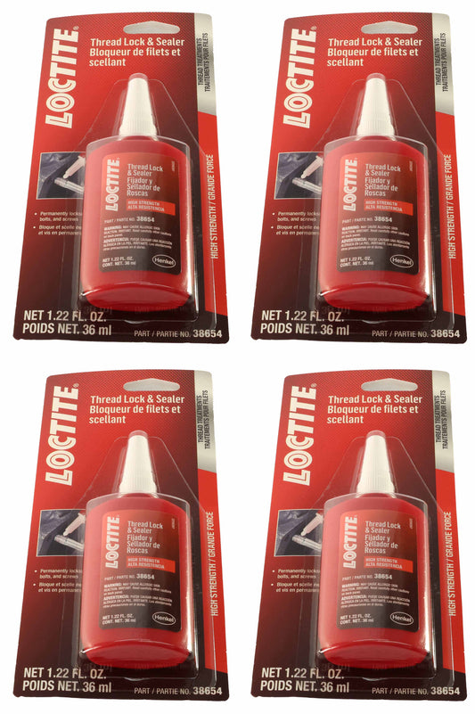 John Deere Original Equipment Loctite® Thread Lock And Sealer, Bottle 36 Ml (1.22 Oz) (4-PACK) - PM38654