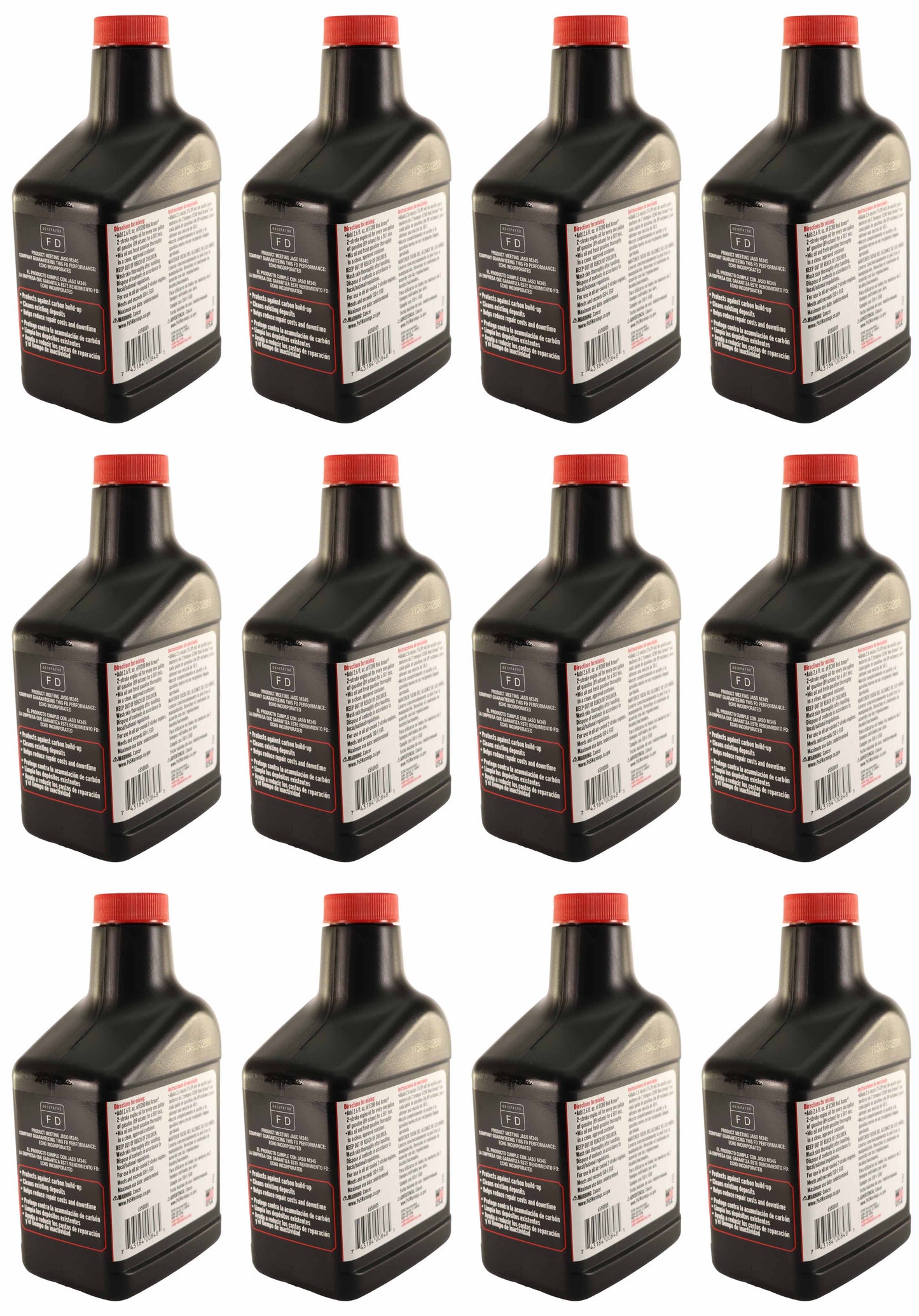 Echo Original Equipment 12-PACK Red Armor 2-Cycle Engine Oil (12.8 fl oz Bott...