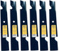 A&I XHT 18", 5/8", Notch Mower Blade (Set of 6) - B1EM1802,6