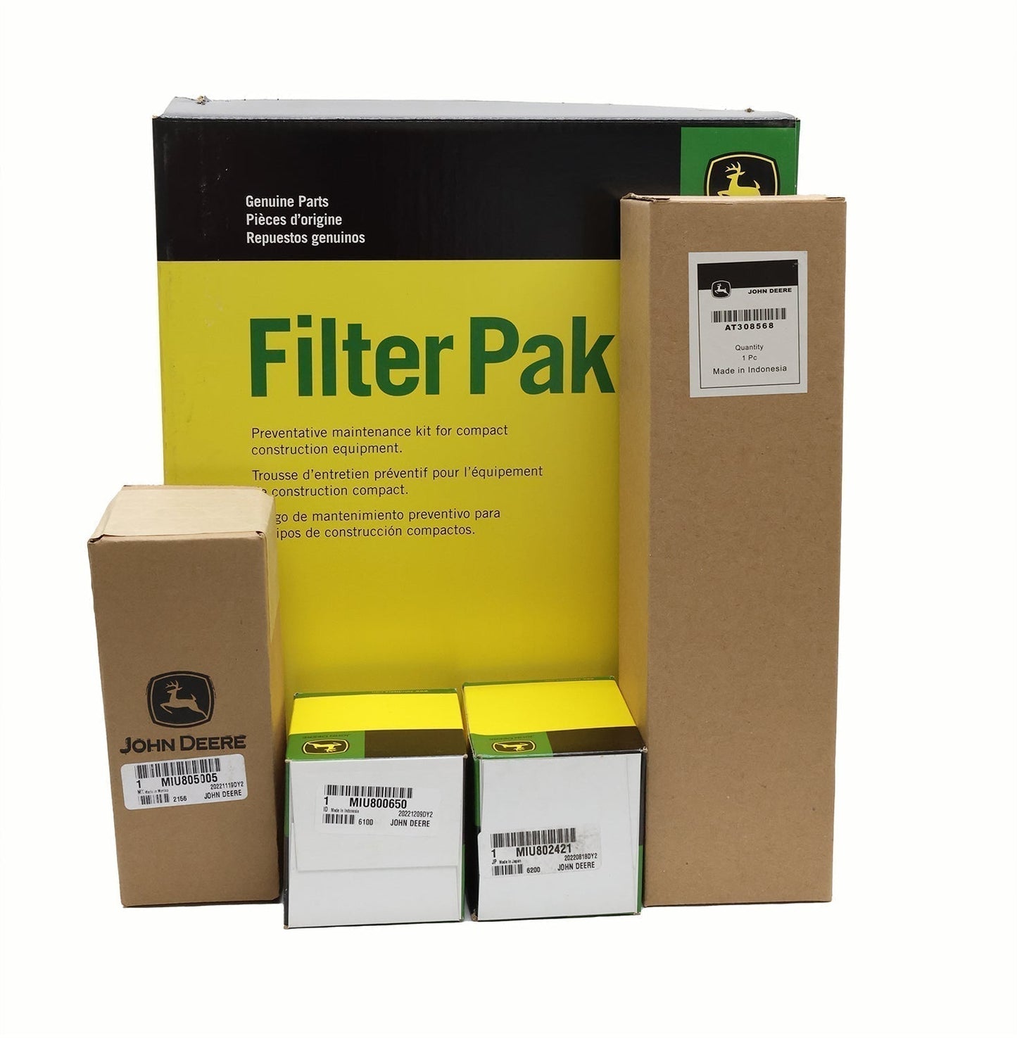 John Deere Original Equipment (50G/60G) Filter Pak - AT534508