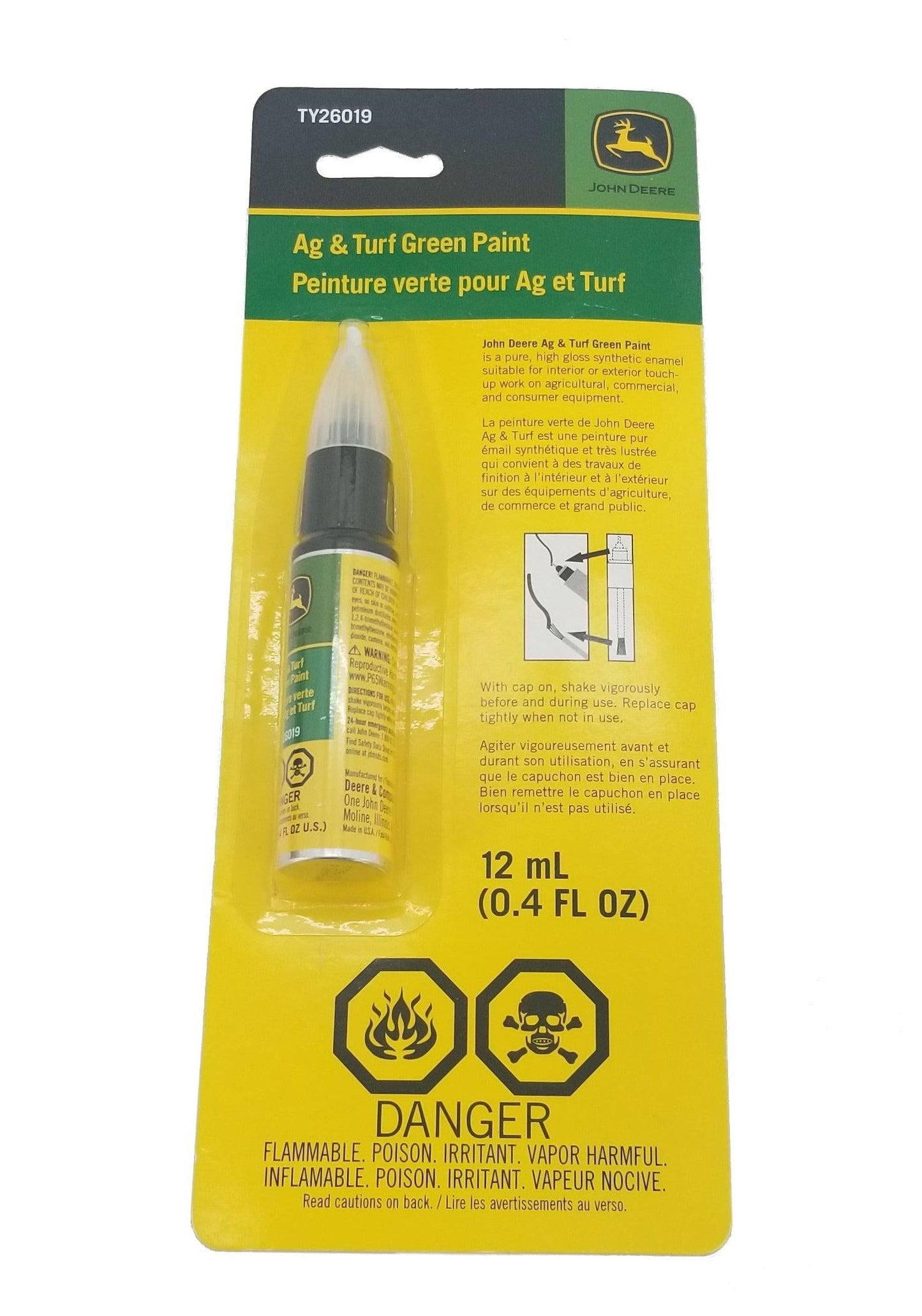 John Deere Green Touch-Up Pen TY26019