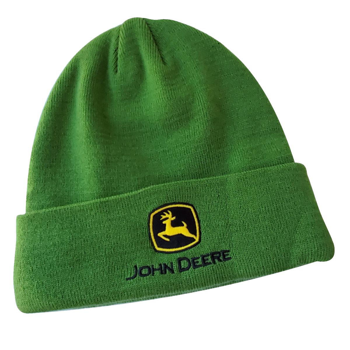 John Deere Green Fleece Lined Knit Hat - LP77519