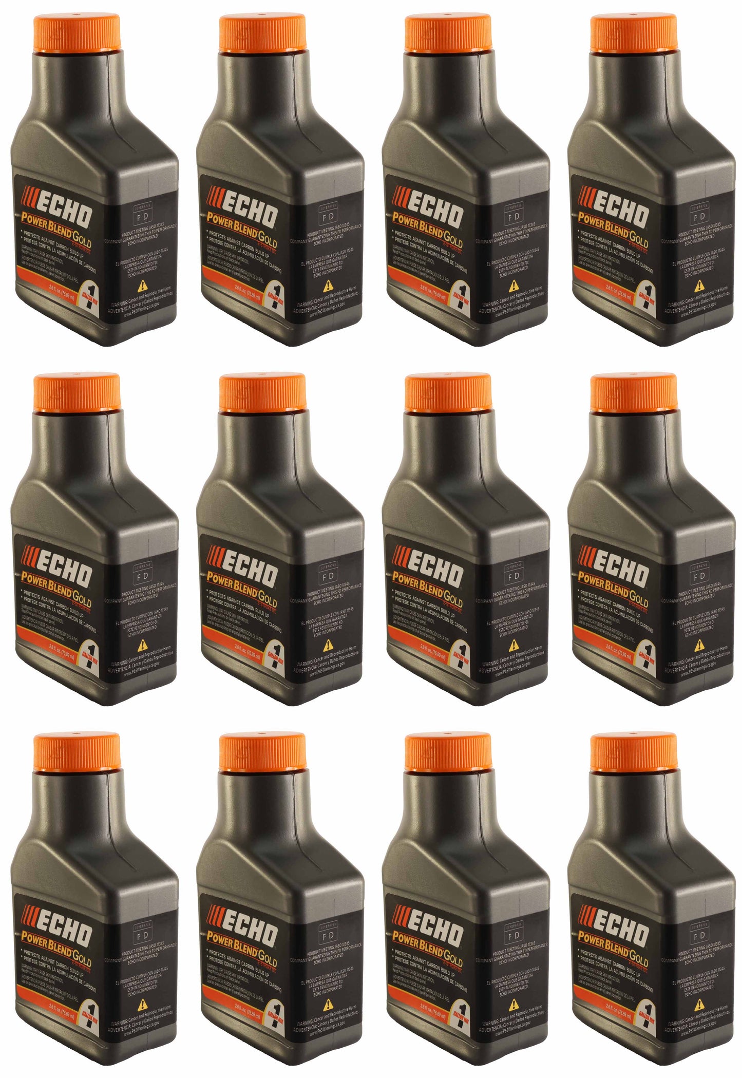 Echo Original Equipment 12-PACK PowerBlend Gold 2.6 Oz. 2-Stroke Engine Oil - 6450000