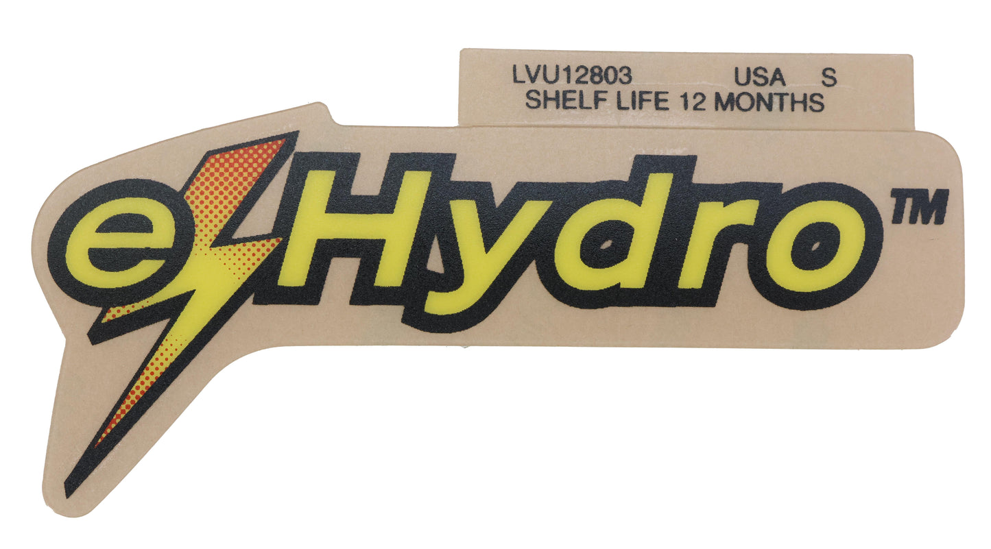 John Deere Original Equipment E Hydro Label - LVU12803