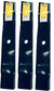 A&I XHT 17" Mulching Mower Blade (Set of 3) - B1JD1043,3