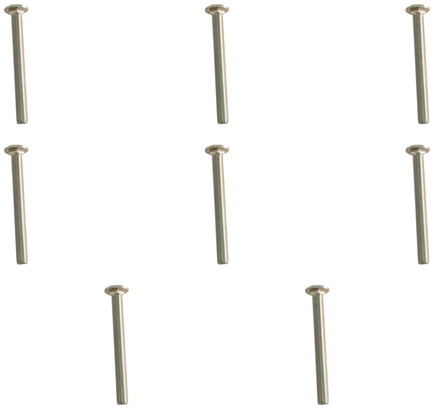 John Deere Original Equipment Round Head Square Neck Bolt, M8 X 80 (8-PACK) - 03M7267