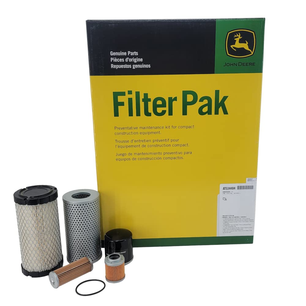 John Deere Original Equipment (17G) Oil/Filter Pak Kit - AT534484A