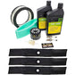John Deere Original Equipment Model LX288 (S.N. -090,000) Maintenance Kit + Mulching Blades, 54C" Mower Deck