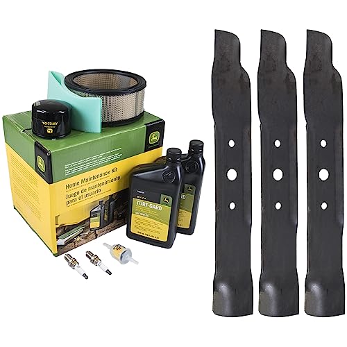 John Deere Original Equipment Model L130 Maintenance Kit + Mulching Blades