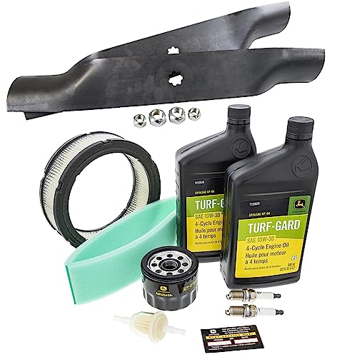 John Deere Original Equipment Model LX288 (S.N. -090,000) Maintenance Kit + Highlift Blades, 38" Mower Deck