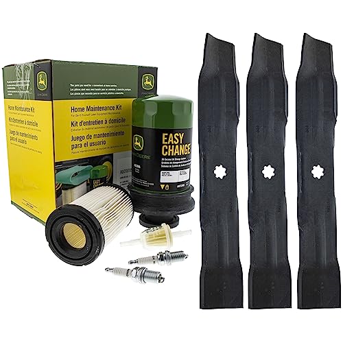 John Deere Original Equipment Model E150 Maintenance Kit + Mulching Blades