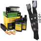 John Deere Original Equipment Model LX178 Maintenance Kit + Mulching Blades, 38" Mower Deck