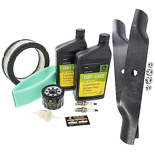 "John Deere Original Equipment Model LT170 Maintenance Kit + Highlift Blades, 38"" Mower Deck"