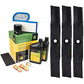 "John Deere Original Equipment Model LX280 Maintenance Kit + Mulching Blades, 54C"""
