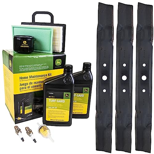John Deere Original Equipment Model L118 Maintenance Kit + Highlift Blades