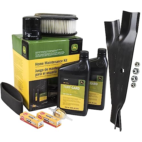 John Deere Original Equipment Model LX178 Maintenance Kit + Standard Blades, 38" Mower Deck