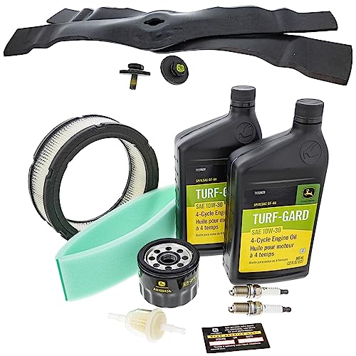 John Deere Original Equipment Model LT170 Maintenance Kit + Mulching Blades, 42M" Mower Deck