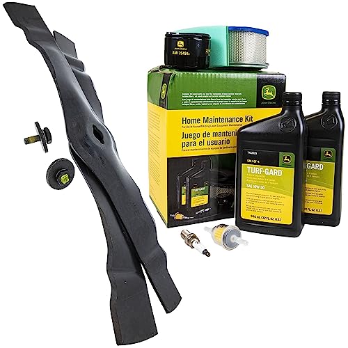 John Deere Original Equipment Model LX255 Maintenance Kit + Mulching Blades
